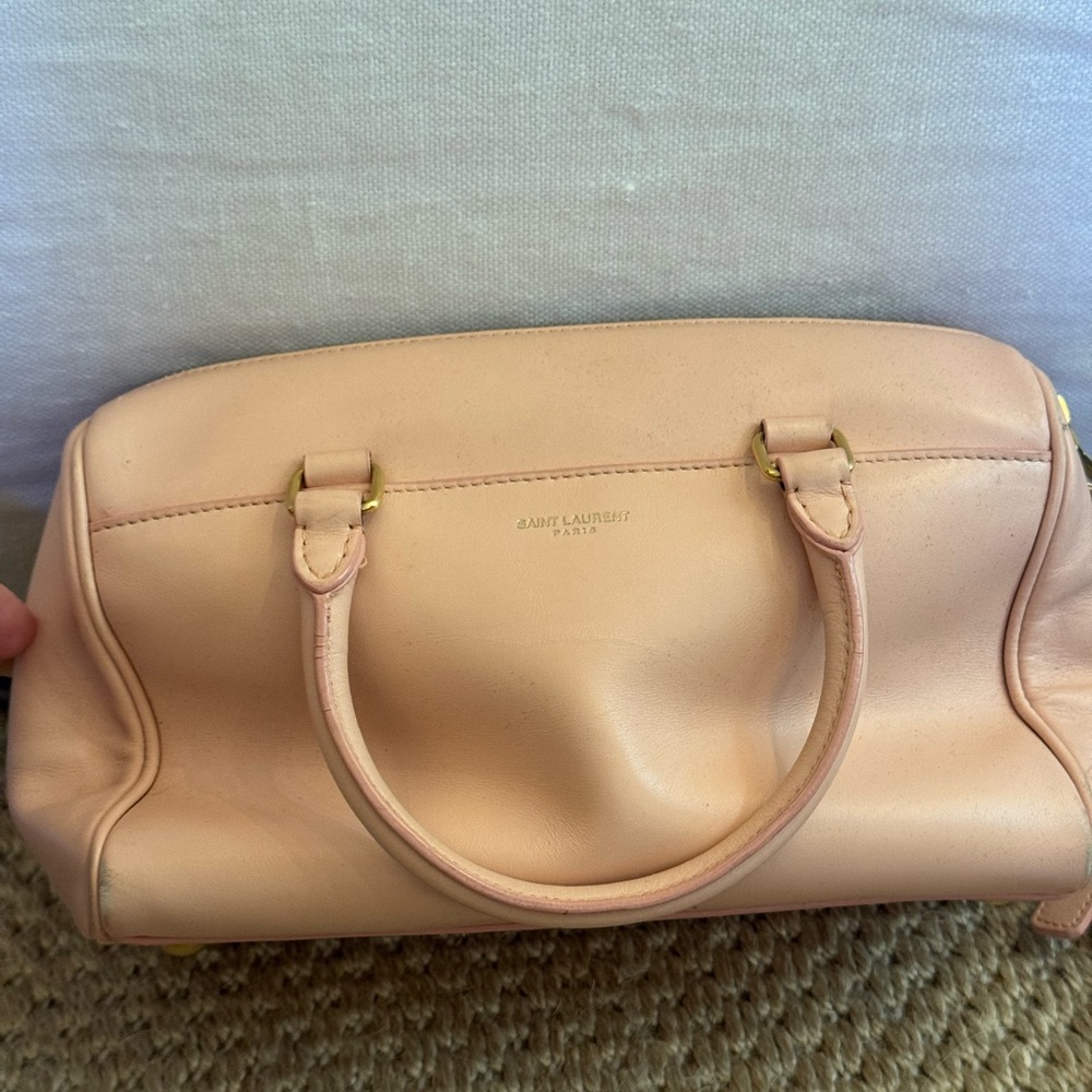 Saint Laurent Pink Leather Women's Bag.classic baby duffle. Pink leather. - Picture 3 of 10